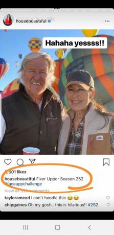 HGTVs Joanna Gaines tager FaceApp Challenge