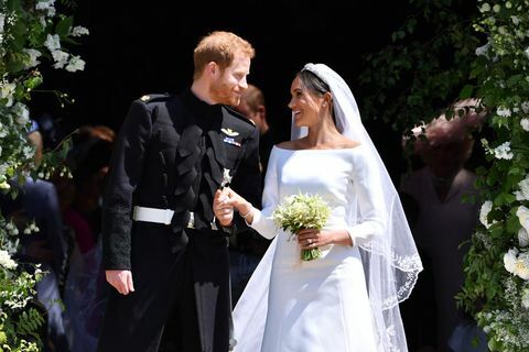 Prins Harry gifter sig med Meghan Markle - Windsor Castle - brudebuket