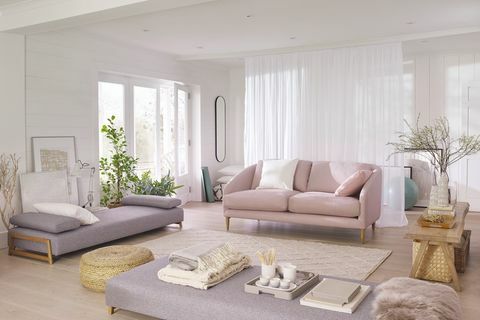 John Lewis & Partners Cape Stor 3-personers sofa Edie Dusky Pink £ 1.349, Duplet Day Bed £ 899