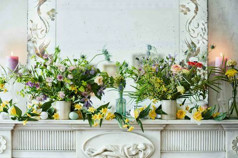 Farverige forår blomster og delikate dufte