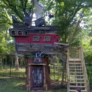 Pirate Ship Treehouse