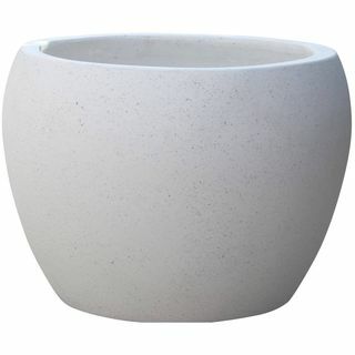 Plaza Moon Planter i hvid 