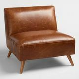 Cognac Mid Century Huxley stol