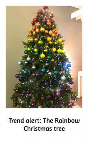 John Lewis Rainbow Christmas Tree 2018 - Juletrædekorations tendens