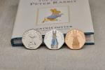 Peter Rabbit 50p-mønt frigives af Royal Mint